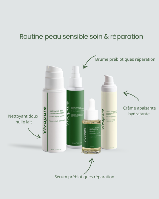 Routine Soin & Réparation - Peaux Sensibles