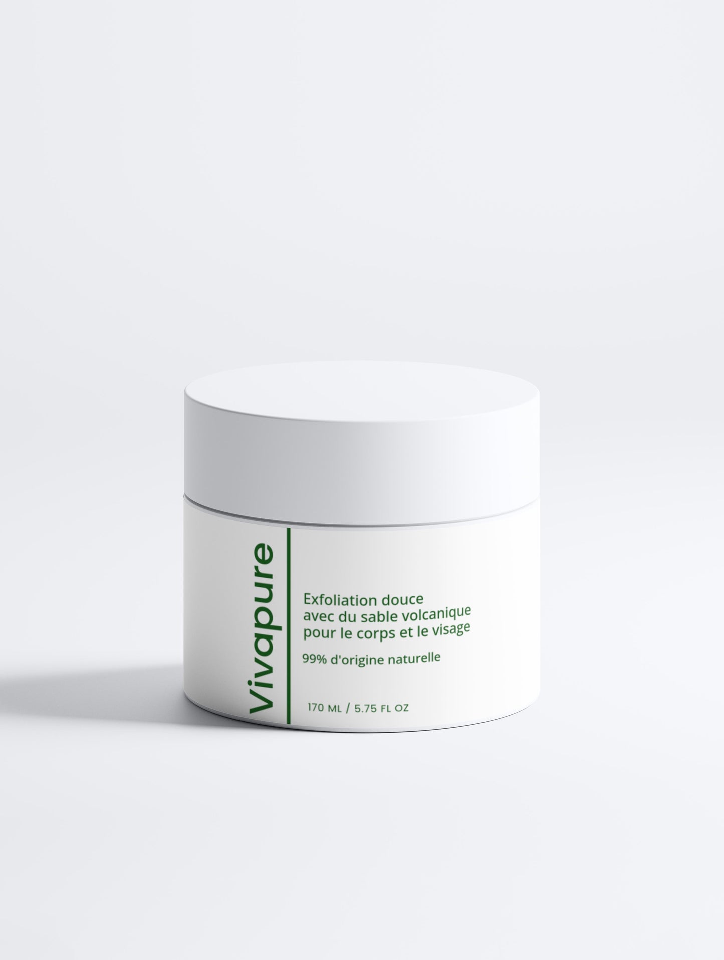 Exfoliant doux au sable volcanique pour corps et visage