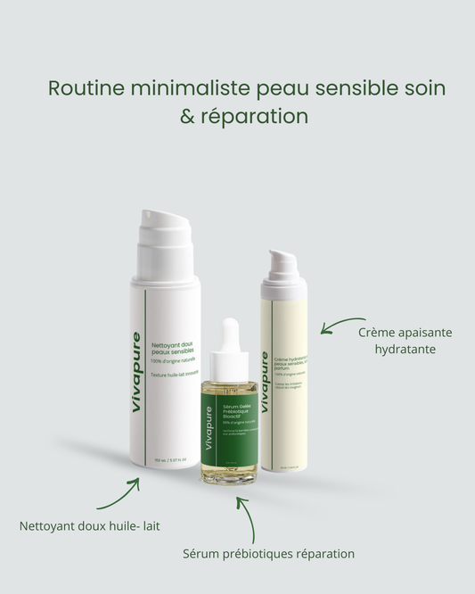 Routine minimaliste peaux sensibles - Soin & réparation