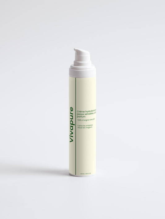 Crème Hydratante Apaisante Sans Parfum – Peaux Sensibles